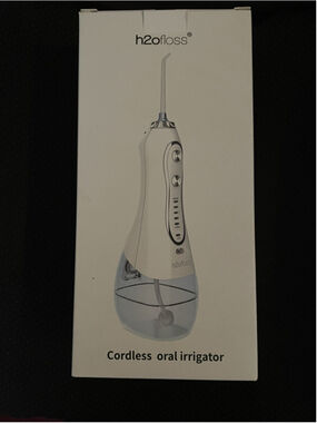 H2ofloss Cordless Oral Irrigator hf-6 New 5 Pressure Levels
